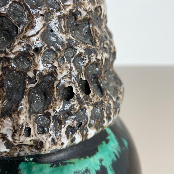 Image 1 of Vintage Keramik Fett Lava Vase von Scheurich Wgp, Deutschland 1970er