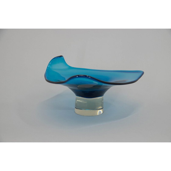 Image 1 of Schale aus Kunstglas von Milan Metelak, Tschechien 1980