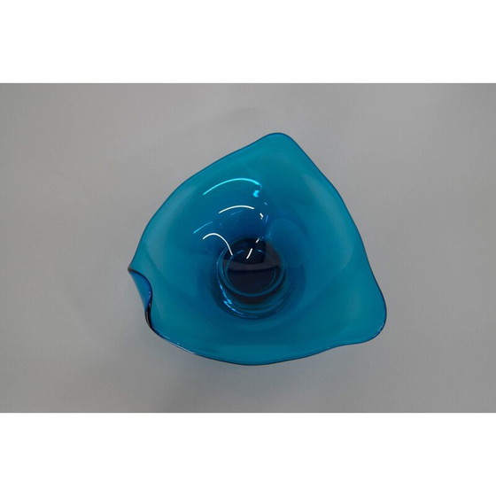 Image 1 of Schale aus Kunstglas von Milan Metelak, Tschechien 1980