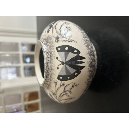 Vintage-Keramikvase von René Poirot, 1960