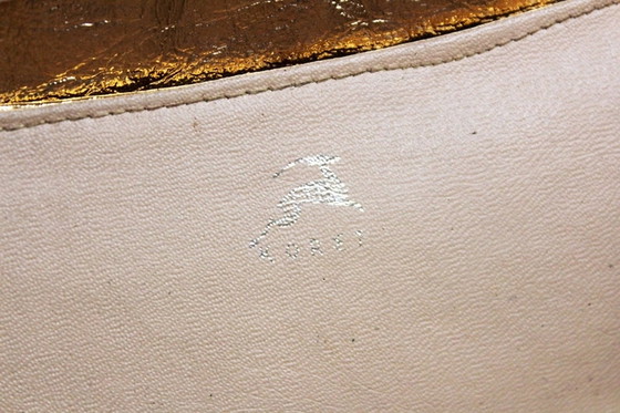 Image 1 of Mid Century Handtasche aus Weide und Leder