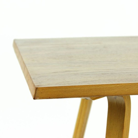 Image 1 of Vintage Couchtisch mit Kunststoffnetz, Tschechoslowakei 1960