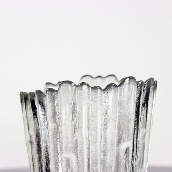 Image 1 of Vase aus Pressglas von Pavel Pánek, Tschechoslowakei 1979