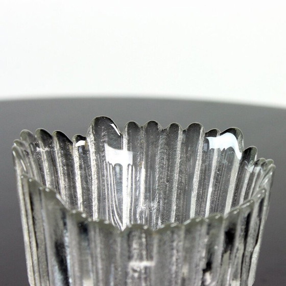 Image 1 of Vase aus Pressglas von Pavel Pánek, Tschechoslowakei 1979