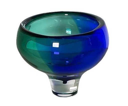 Vintage Glasschale - Gerard Thomassen - Glasfabriek Leerdam - 1990