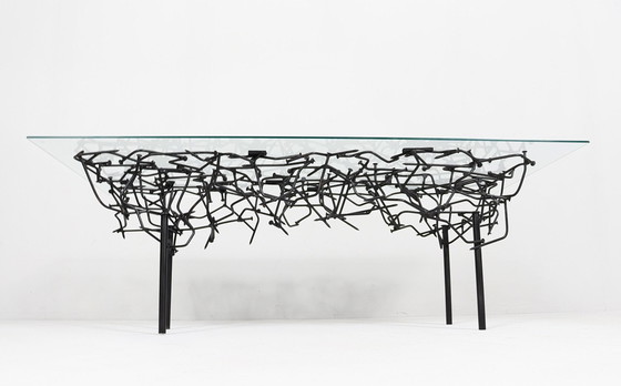 Image 1 of Skulpturaler Coffee Table/Couchtisch Im Stile Von Daniel Gluck, Deutschland, 1970Er Jahre