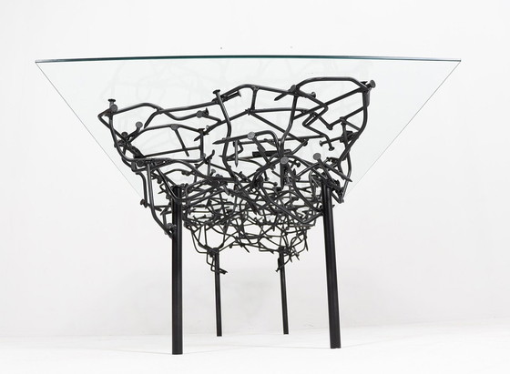 Image 1 of Skulpturaler Coffee Table/Couchtisch Im Stile Von Daniel Gluck, Deutschland, 1970Er Jahre