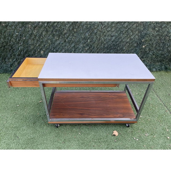 Image 1 of Vintage Couchtisch aus Formica und Metall von Boris Lacroix