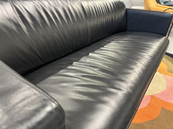 Image 1 of Leolux Fiabo 2,5-Sitzer Sofa schwarzes Leder