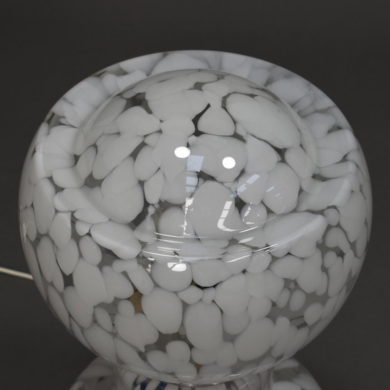 Image 1 of Große italienische Tischlampe aus Muranoglas