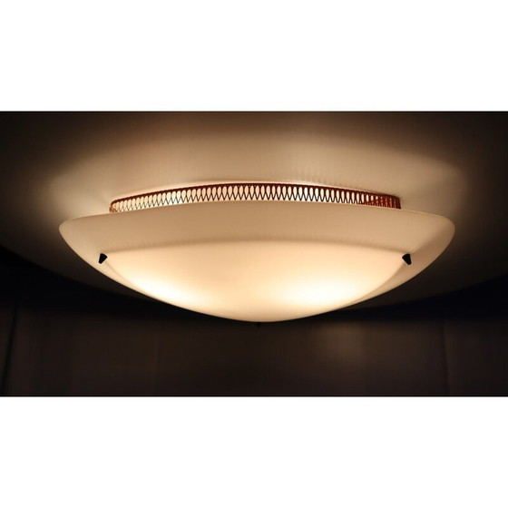 Image 1 of Deckenlampe "Drachen" aus Metall, 1950