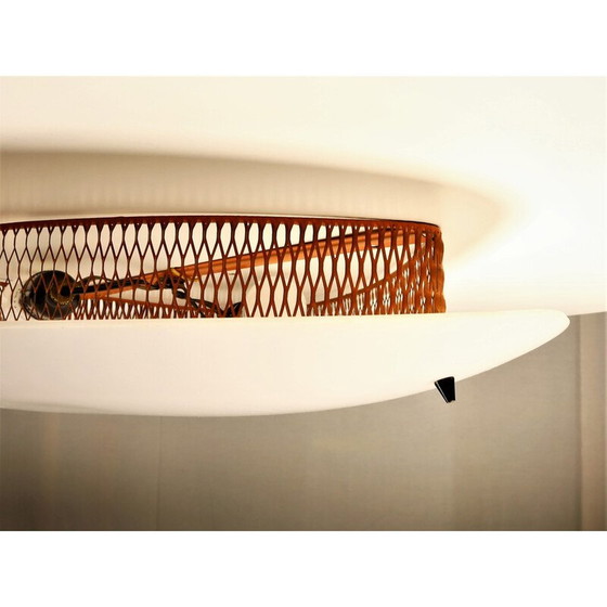 Image 1 of Deckenlampe "Drachen" aus Metall, 1950