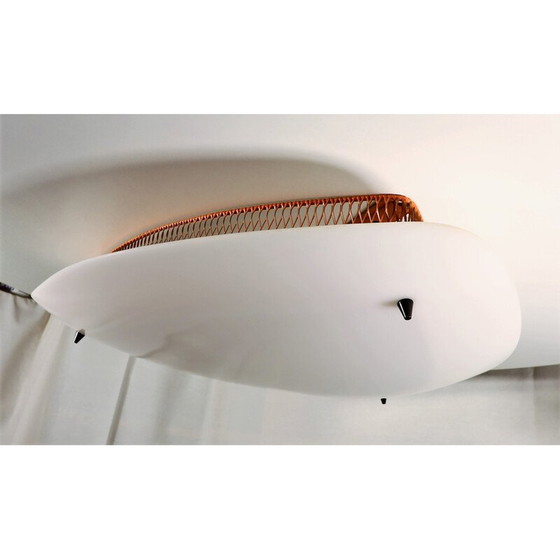 Image 1 of Deckenlampe "Drachen" aus Metall, 1950