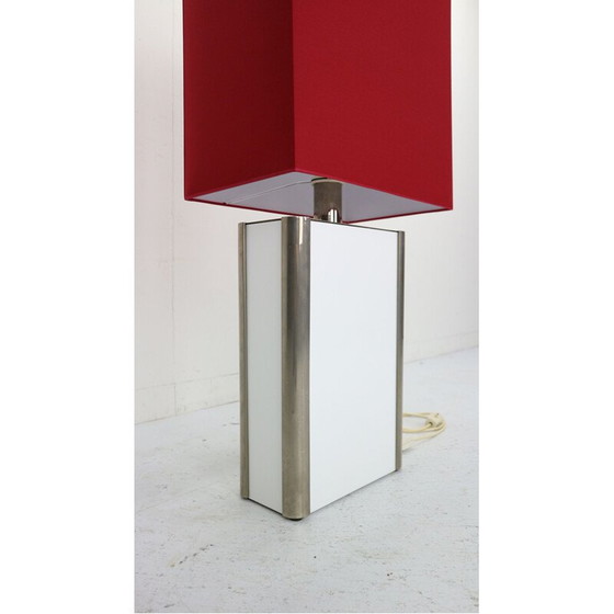 Image 1 of Vintage Stehlampe aus rotem Metall