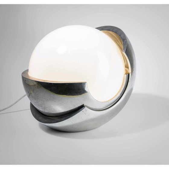 Image 1 of Vintage Giacomo Benevelli "Roto" Bildhauerische Tischlampe Gaetano Missaglia, Italien 1970er