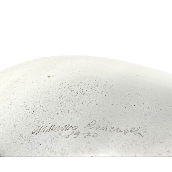 Image 1 of Vintage Giacomo Benevelli "Roto" Bildhauerische Tischlampe Gaetano Missaglia, Italien 1970er