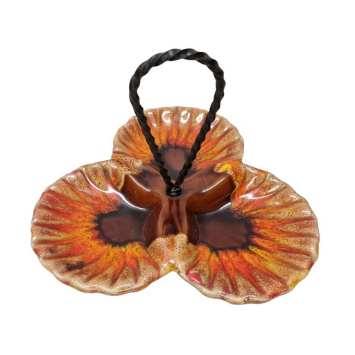 Vintage Schale mit drei Schubladen 1970er Jahre