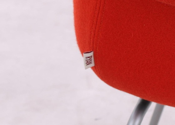 Image 1 of 4X New Design Group Op Stuhl Orange Wolle