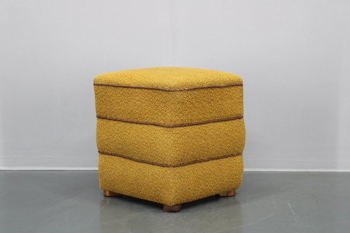 1940S Art Deco Tabouret, Tschechoslowakei