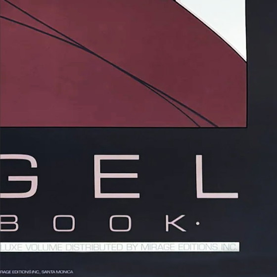 Image 1 of 1980S Original Gorgeous Patrick Nagel "The Book" Kunst Poster.