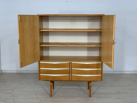 Image 1 of Mid century wäscheschrank schrank kleiderschrank serie 427/n