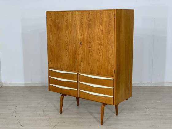 Image 1 of Mid century wäscheschrank schrank kleiderschrank serie 427/n