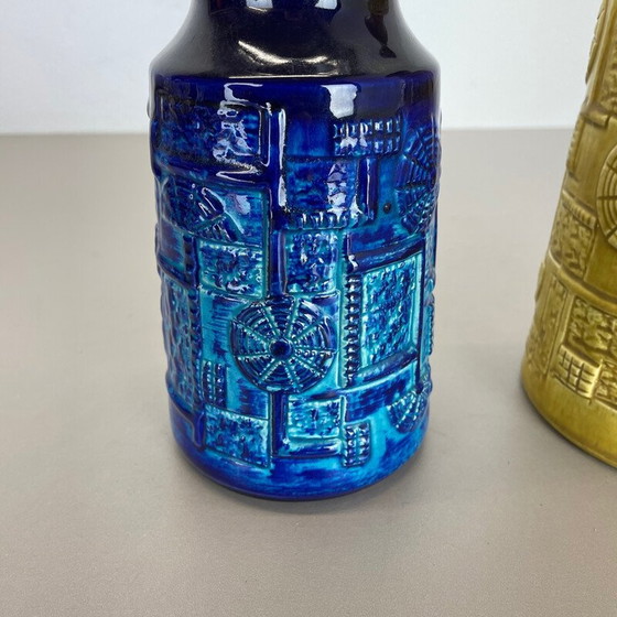 Image 1 of Paar Vintage-Keramikvasen für Bay Ceramics, Deutschland 1970er Jahre