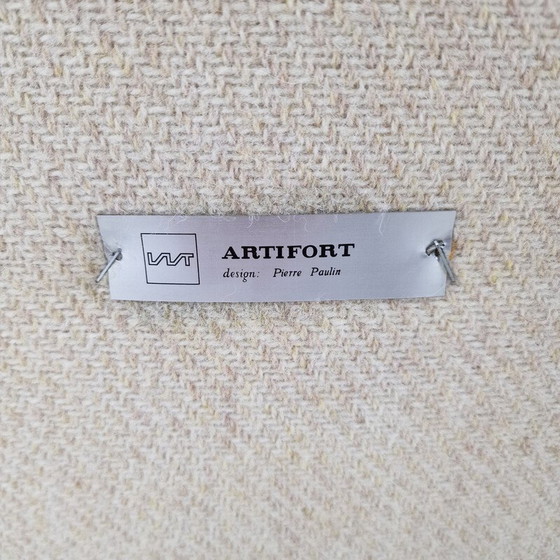 Image 1 of Vintage Oyster Sessel mit Ottomane von Pierre Paulin für Artifort, 1960er Jahre