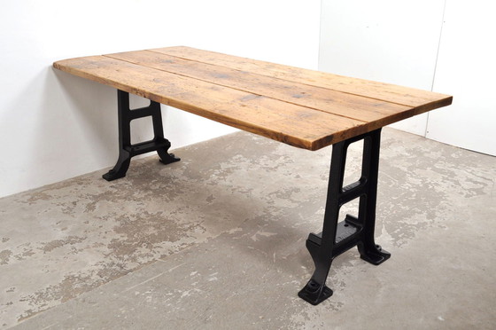 Image 1 of Vintage Industrie-Esstisch 200 cm