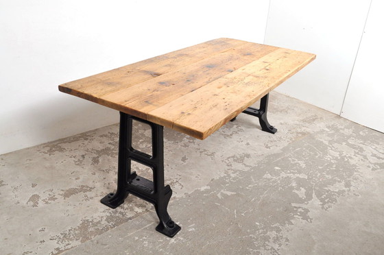 Image 1 of Vintage Industrie-Esstisch 200 cm