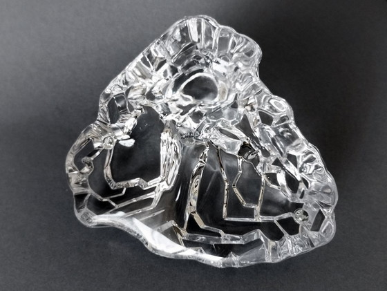 Image 1 of Josef Marcolin Avantgardistische Kristalleisskulptur Fm Kunstglas 1980'S Österreich/Schweden