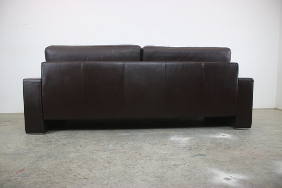 Image 1 of Rolf Benz Ego Couch Dreisitzer Anthrazit Designer Sofa Chrom