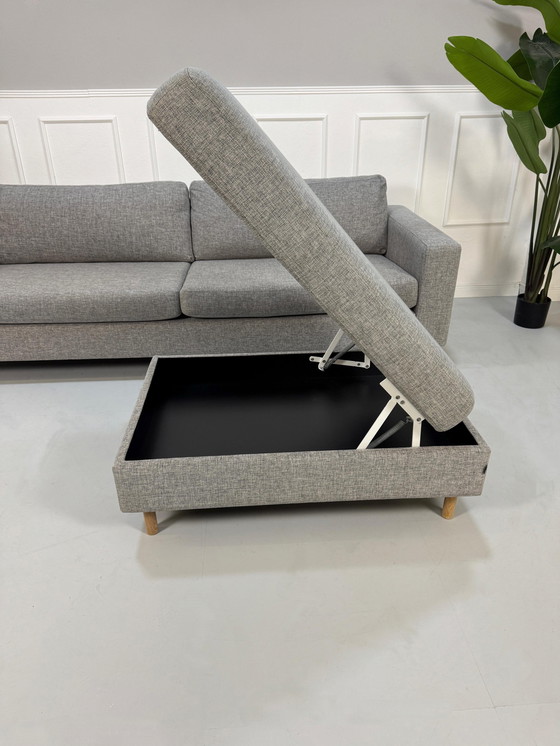 Image 1 of Bolia Scandinavia Sofa Grau Stoff + Hocker