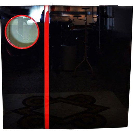 Vintage-Möbel für Audio- und Videowiedergabe von Giotto Stoppino für Acerbis, 1980