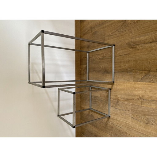 Paar versilberte Vintage-Scelettes