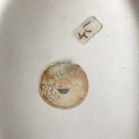 Image 1 of Vase Flora Keramik Weiß 40er/50er Jahre