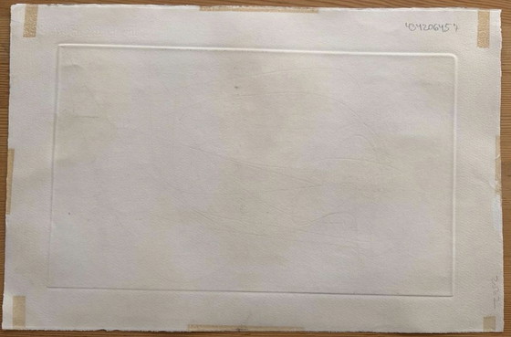 Image 1 of Stanley William Hayter. Engländer, 1901 - 1988. Boote 1957, Kupferstich. Radierung, 2/5