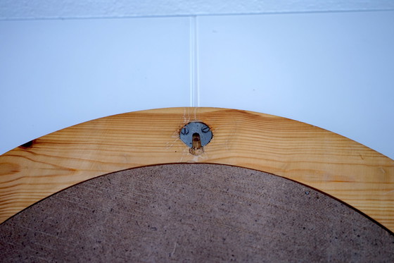 Image 1 of Deutscher Mid-Century Wandspiegel aus Holz 