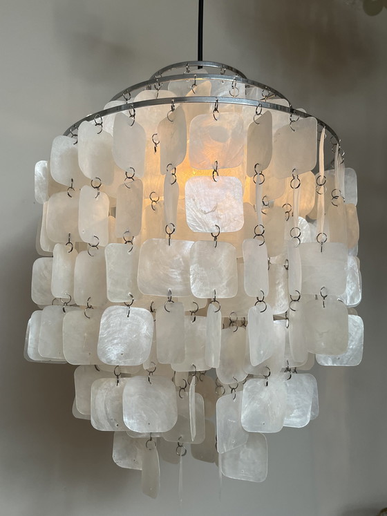 Image 1 of Echte vintage Hängeleuchte capita shell lamp
