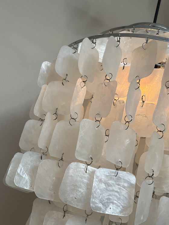 Image 1 of Echte vintage Hängeleuchte capita shell lamp