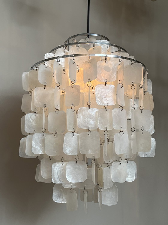 Image 1 of Echte vintage Hängeleuchte capita shell lamp