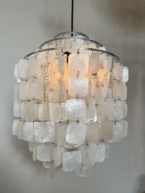 Image 1 of Echte vintage Hängeleuchte capita shell lamp