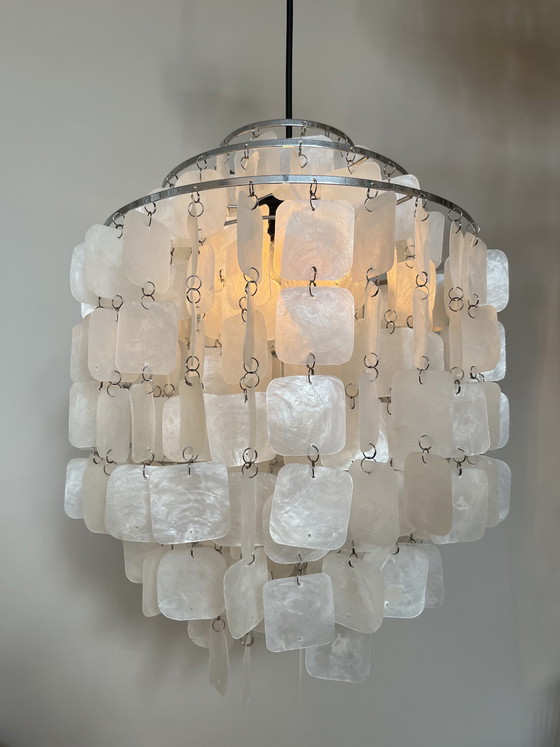 Image 1 of Echte vintage Hängeleuchte capita shell lamp