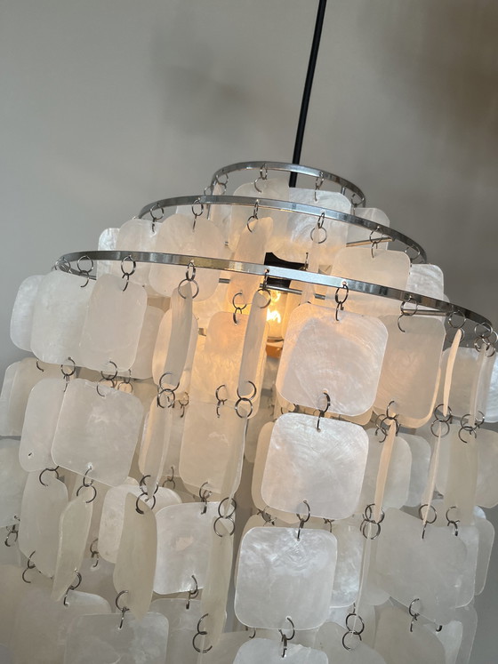 Image 1 of Echte vintage Hängeleuchte capita shell lamp