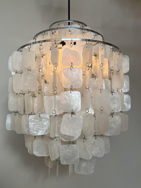 Image 1 of Echte vintage Hängeleuchte capita shell lamp