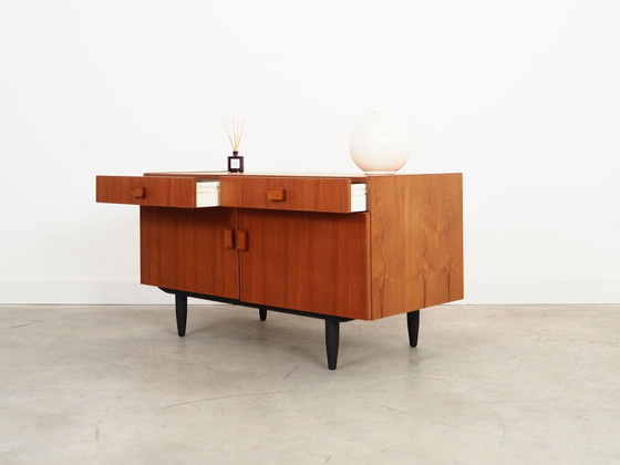 Image 1 of Teakholzschrank, Dänisches Design, 1970er Jahre, Hersteller: Denka