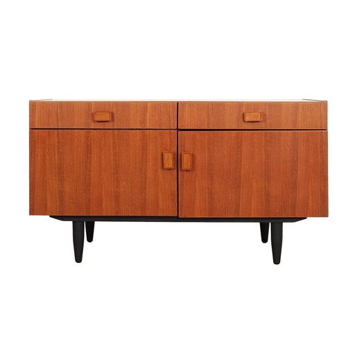 Teakholzschrank, Dänisches Design, 1970er Jahre, Hersteller: Denka