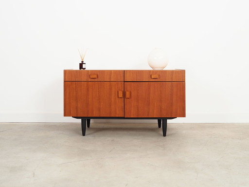 Teakholzschrank, Dänisches Design, 1970er Jahre, Hersteller: Denka