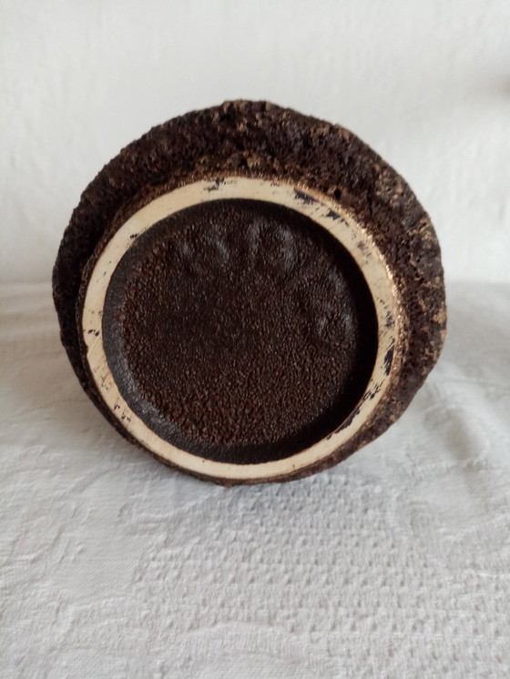 Image 1 of Vase Krug Fat Lava Deutsch U/Uebelacker Keramik 60S(23.50Cm)