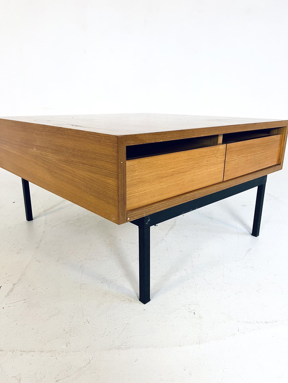 Image 1 of Vintage Couchtisch mit Schubladen
